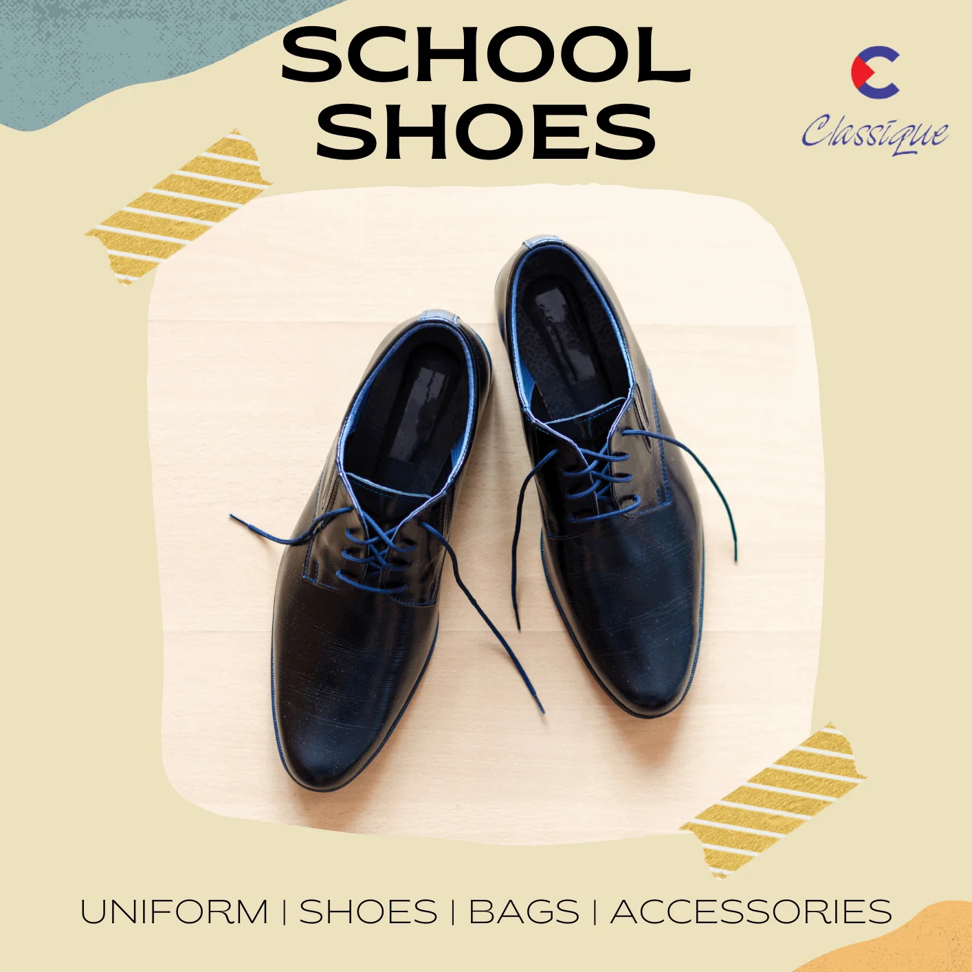 Classique-School-Shoes-Poster